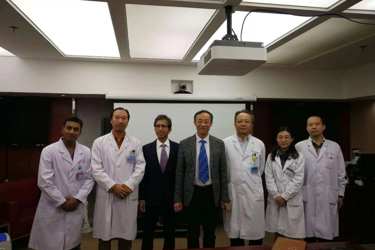 Professor Kaushik Dharam of University of Texas-San Antonio Visits Our Hospital