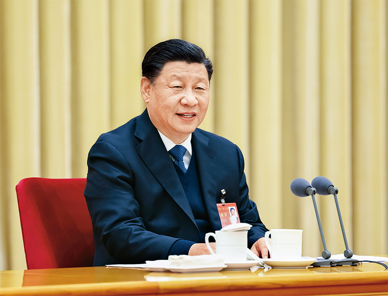 2021年12月8日至10日,中央经济工作会议在北京举行。中共中央总书记、国家主席、中央军委主席习近平出席会议并发表重要讲话。 新华社记者 鞠鹏/摄